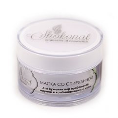 Маска для сужения пор со Спирулиной (проблемная, жирная, комбинированная кожа лица, шеи), 50 мл