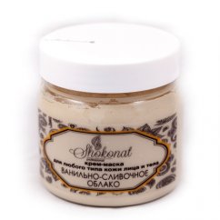  Крем-маска «Облако» ВАНИЛЬНО-СЛИВОЧНОЕ для любого типа кожи, 400 мл