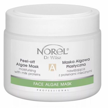Альгинатная маска с протеинами для сухой и шелушащейся кожи, а так же после пилингов с молочными протеинами / Peel-off algae mask moisturising with milk proteins, 250 гр