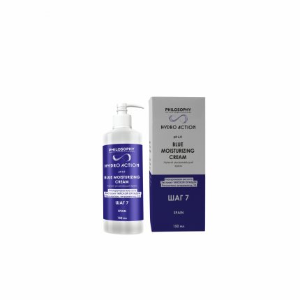 Blue Moisturizing cream 150 ml / Легкий увлажняющий крем ШАГ 7