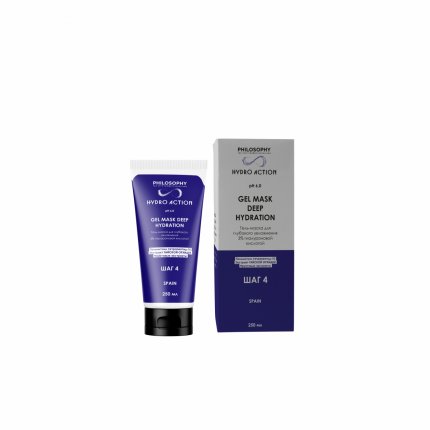 Gel-mask deep hydration 250 ml / Гель-маска для глубокого увлажнения 3% ГК ШАГ 4