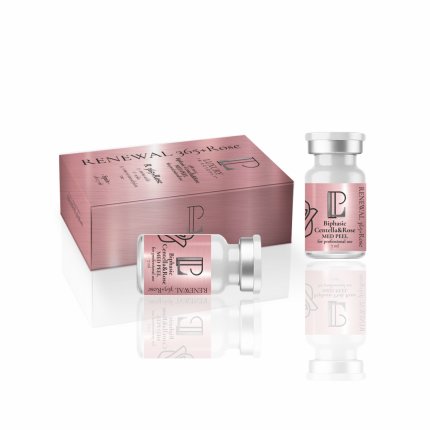 Biphasic Centella & Rose Med Peel Renewal 365 + Rose / Двухфазный пилинг для куперозной кожи с розой и центеллой азиатской, 7 мл*2