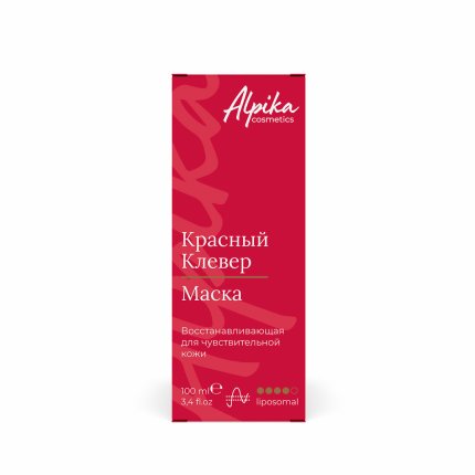 Маска восстанавливающая для чувствительной кожи Красный Клевер, 100 мл(изображение 2)